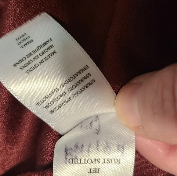 Like New Rails Jet Rust Spotted Wide Leg Jumpsuit - Picture 10 of 10